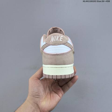 Nike SB Dunk Low Pro White Taupe Pink Cream EU 36-45 Skate Shoe - Unisex (BS-61567)