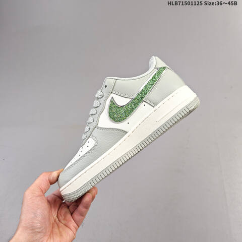 Nike Air Force 1 07 Low Light Grey Off White EU 36-45 Sneaker - Unisex (BS-63107)