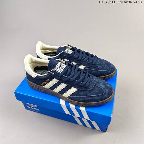 Adidas Handball Spezial Black Dark Grey Brown White Gum EU 36-45 Skate Shoe - Unisex (BS-65395)