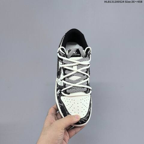 Nike Dunk SB Low Black White Light Green EU 36-45 Skate Shoe - Unisex (BS-60171)