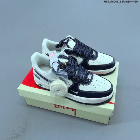 Nike Air Force 1 07 Low Off White Black Grey EU 36-45 Sneaker - Unisex (BS-60285)