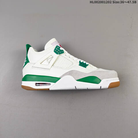 Nike SB x Air Jordan 4 Retro Pine Green AIR JORDAN 4 Aj4 4 Ai Lifestyle (BS-67570)