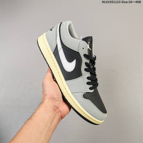 Air Jordan 1 Low Light Smoke Grey AIR JORDAN 1 Aj1 Lifestyle (BS-67721)