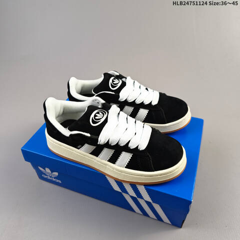 Adidas Campus 00s HQ8708 Black White Off White Gum EU 36-45 Skate Shoe - Unisex (BS-65492)