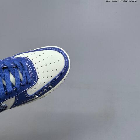 Nike Air Force 1 07 LV8 Royal Blue Off White Silver EU 36-45 Sneaker - Unisex (BS-61758)
