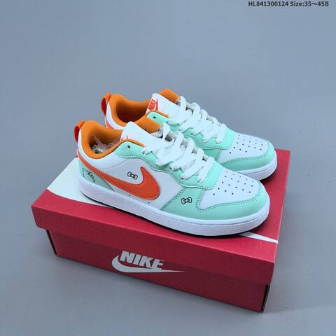 Nike Court Borough Low 2 White Blue EU 35-45 Skate Shoe - Unisex (BS-61790)