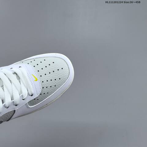 Nike Air Force 1 07 White Light Grey Sail Yellow EU 36-45 Sneaker - Unisex (BS-62489)