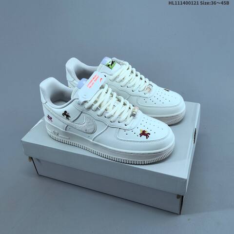 Nike Air Force 1 07 LV8 Off White Multicolor EU 36-45 Sneaker - Unisex (BS-61844)