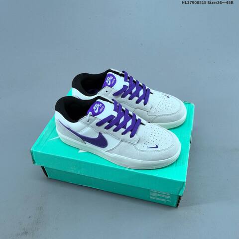 Nike SB Force 58 Light Grey Black White EU 36-45 Skate Shoe - Unisex (BS-60318)