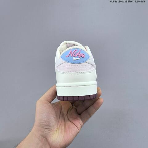 Nike Dunk Low Sail Light Pink White Brown Blue EU 35 5-46 Skate Shoe - Unisex (BS-61808)