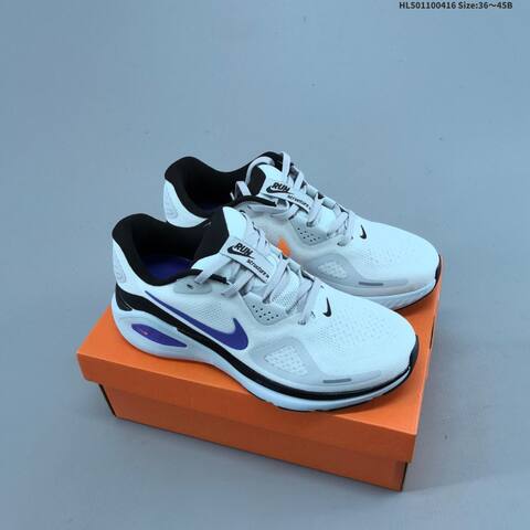 Nike Zoom Structure 26 White Black Blue EU 36-45 Running Shoe - Unisex (BS-60698)