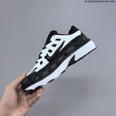 Nike P-6000 Black White Cream EU 36-45 Running Shoe - Unisex (BS-61417)