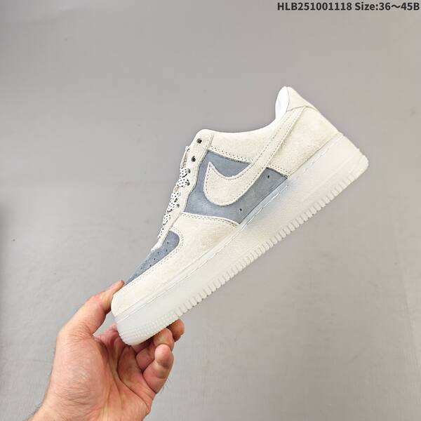 Nike Air Force 1 07 light gray dark gray white EU 36-45 sneaker