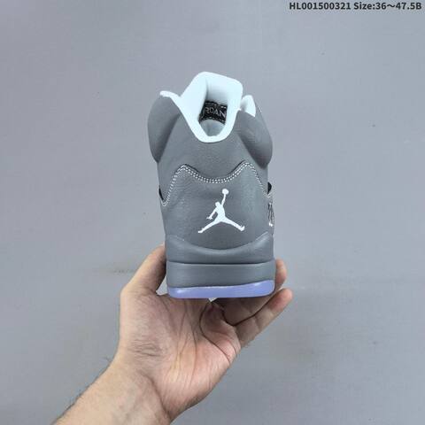 Air Jordan 5 Retro Wolf Grey Replica AIR JORDAN 5 Aj5 Lifestyle (BS-66485)