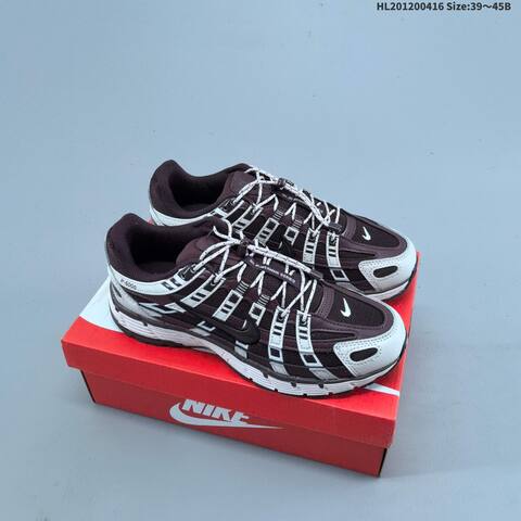 Nike P-6000 Black Dark Grey Silver White EU 39-45 Running Shoe - Unisex (BS-60704)