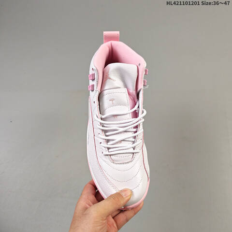 Air Jordan 12 Retro Dynamic Pink AIR JORDAN 12 Aj12 Lifestyle (BS-67589)