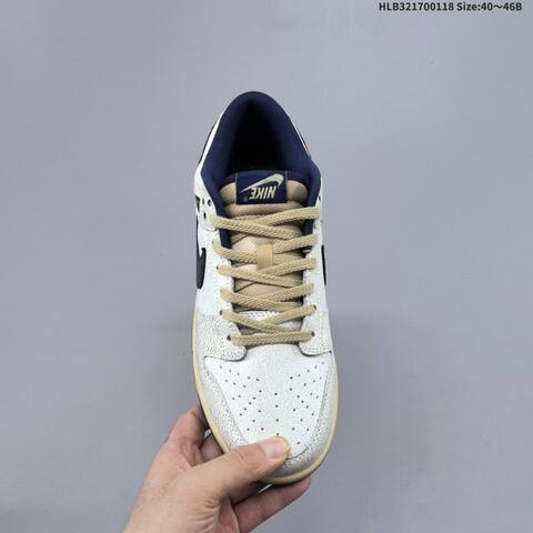 Nike Stranger Things x Nike Dunk Low SB Off White Navy Beige EU 40-46 Skate Shoe - Men's (BS-61924)