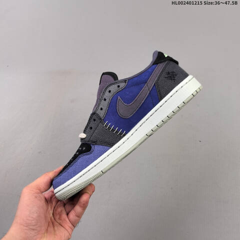 Zion Williamson x Air Jordan 1 Low OG Regency Purple And Dark Raisin 2 0 Lifestyle (BS-67427)