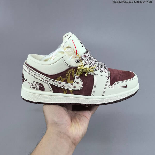 Nike Air Jordan 1 Low black/white/burgundy EU 36-45 lifestyle