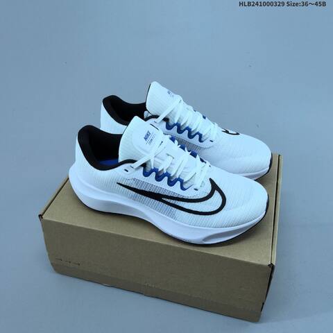 Nike Zoom Fly 5 White Black Green Blue EU 36-45 Running Shoe - Unisex (BS-61049)