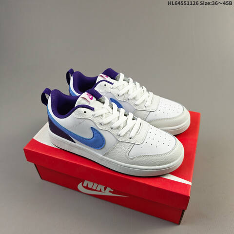 NIKE AIR FORCE 1 Nike Court Borough Low 2 GS Lifestyle (BS-63042)