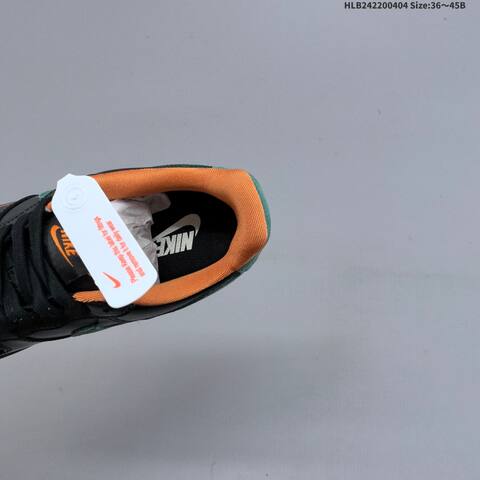 Nike Air Force 1 07 Low Black Green Orange EU 36-45 Sneaker - Unisex (BS-60938)