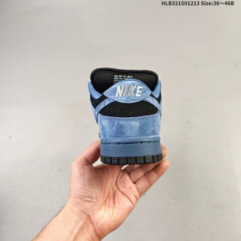Nike SB Dunk Low Pro Black Blue EU 36-46 Skate Shoe - Unisex (BS-62721)