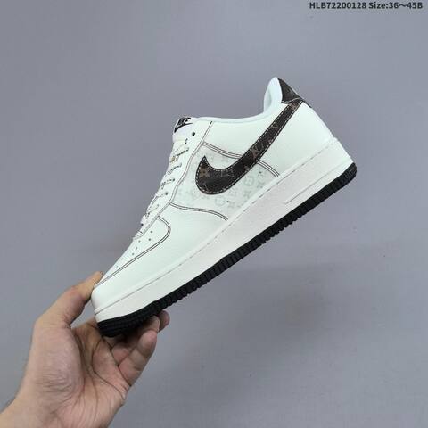 Nike Air Force 1 07 Low Off White Dark Brown Black EU 36-45 Sneaker - Unisex (BS-61682)