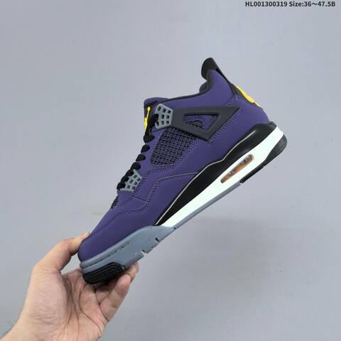Air Jordan 4 Retro OG Imperial Purple Replica AIR JORDAN 4 Aj4 Lifestyle (BS-66497)