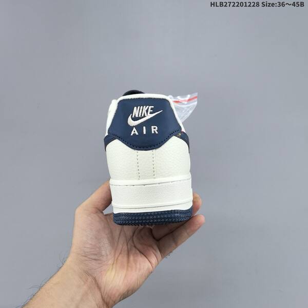 Nike Air Force 1 07 LV8 off white navy blue multicolor EU 36-45 sneaker