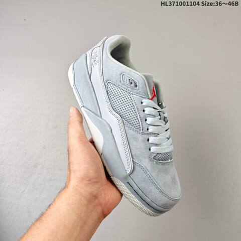 Air Jordan 4 Retro Flight Court AIR JORDAN 4 Aj4 Lifestyle (BS-67846)