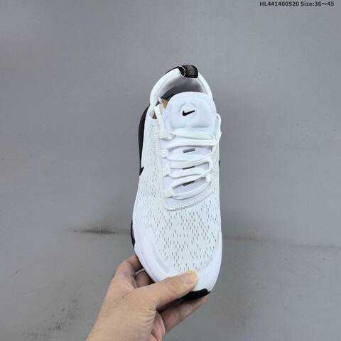 Nike Air Max 270 Flyknit White Black EU 36-45 Running Shoe - Unisex (BS-60232)