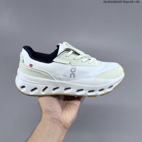 On Running Cloudsurfer Max White Cream Navy Gum EU 36-45 Running Shoe Running Sneakers - Unisex (BS-69719)