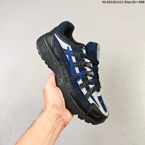 Nike P-6000 Navy Black Grey Blue EU 36-45 Running Shoe - Unisex (BS-63307)