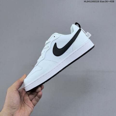 Nike Court Borough Low 2 White Black EU 36-45 Skate Shoe - Unisex (BS-61080)