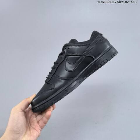 Nike Dunk Low Black EU 36-46 Skate Shoe - Unisex (BS-62039)