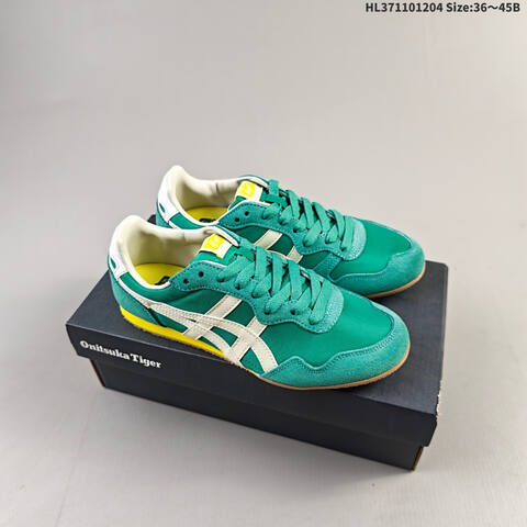 Onitsuka Tiger Serrano Blue Cream Olive Orange EU 36-45 Sneaker Casual Sneakers - Unisex (BS-69185)