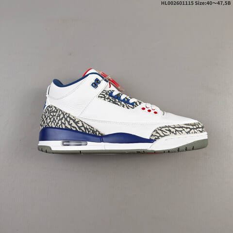 Air Jordan 3 Retro True Blue AIR JORDAN 3 Aj3 Lifestyle (BS-67807)