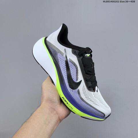 Nike Air Zoom Pegasus 42 Flyknit White Black Pink Blue Green EU 36-45 Running Shoe - Unisex (BS-61578)