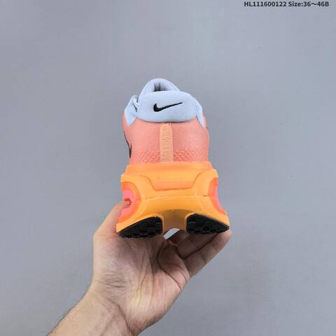 Nike Vomero Premium ReactX Air Zoom Peach Orange Light Blue Black Yellow EU 36-46 Running Shoe - Unisex (BS-61829)