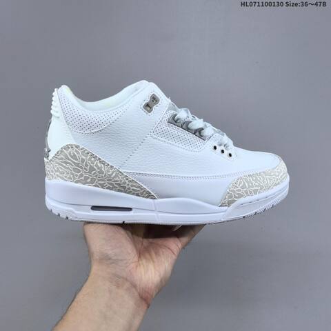 Air Jordan 3 Retro Craft Ivory AIR JORDAN 3 Aj3 Lifestyle (BS-66753)