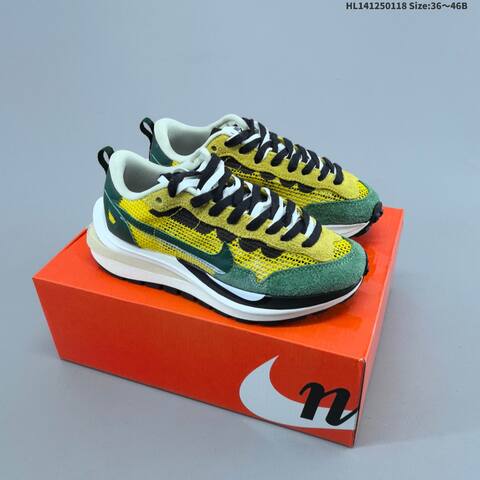 Nike Sacai x Nike VaporWaffle SP 3 0 Yellow Green Black White Purple EU 36-46 Sneaker - Unisex (BS-61913)