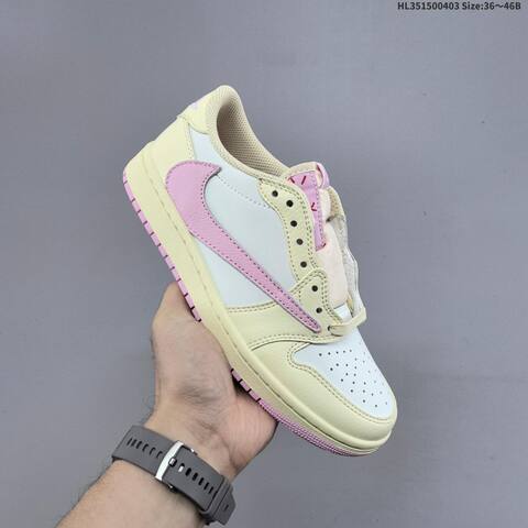 Travis Scott x Air Jordan 1 Low AIR JORDAN 1 Aj1 Lifestyle (BS-66339)