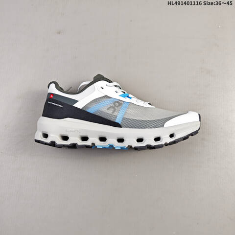 On Cloudvista 2 Grey White Dark Grey Blue EU 36-45 Trail Shoe Trail Running Sneakers - Unisex (BS-69811)