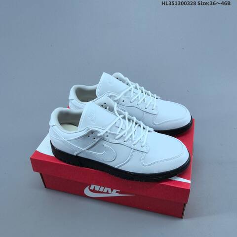 Nike Dunk Low White Black EU 36-46 Skate Shoe - Unisex (BS-61073)