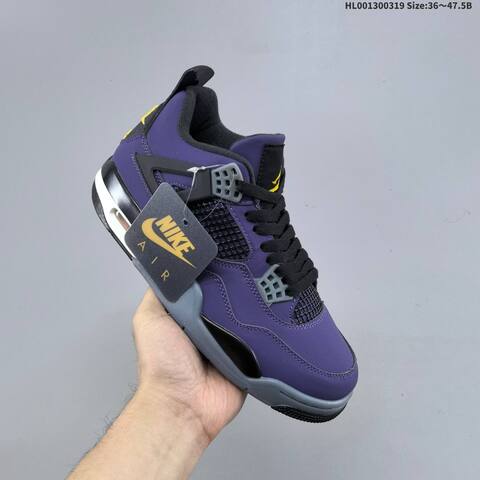 Air Jordan 4 Retro OG Imperial Purple Replica AIR JORDAN 4 Aj4 Lifestyle (BS-66497)