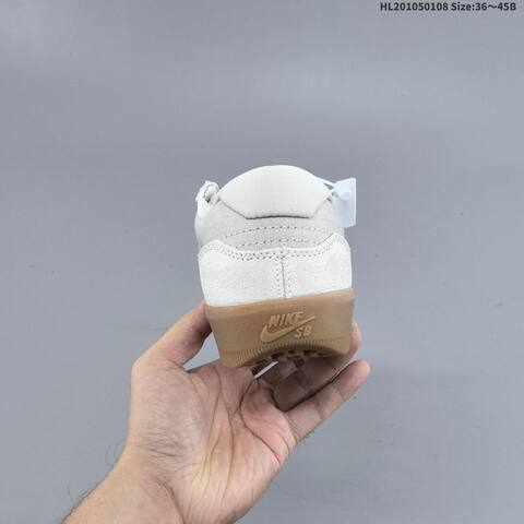 Nike SB Force 58 Light Beige Dark Brown Gum EU 36-45 Skate Shoe - Unisex (BS-62144)