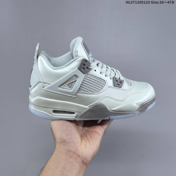 Jordan Air Jordan 4 Retro White/Grey and Black/Grey/Burgundy EU 36-47 basketball