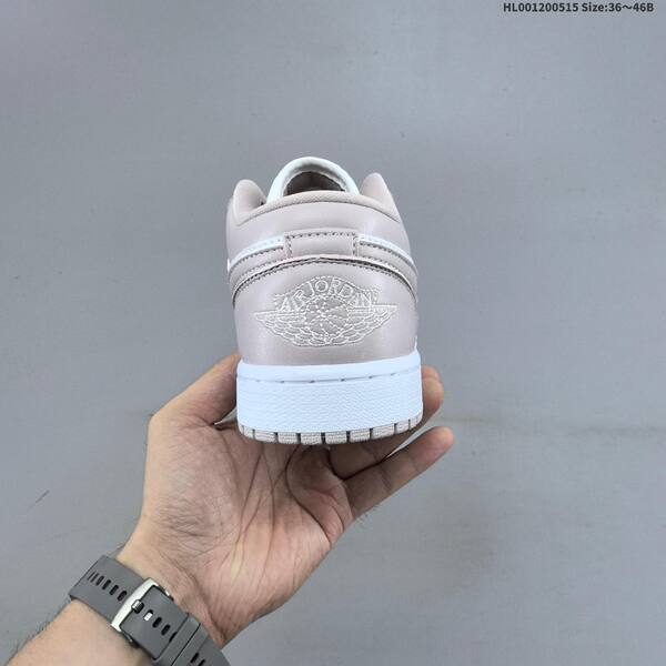 Jordan Air Jordan 1 Low white/pale pink/light grey 36~46 casual