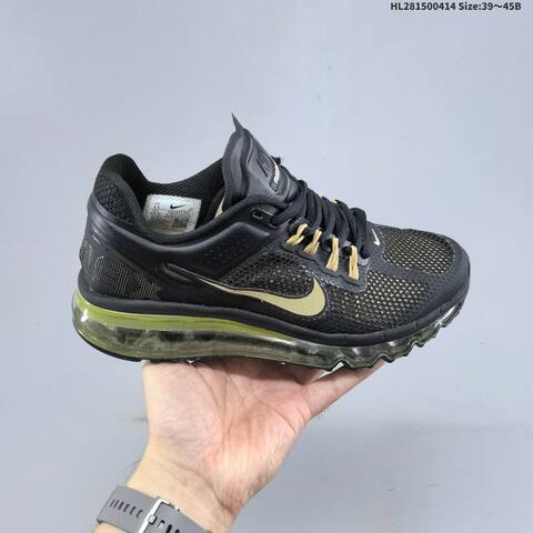 Nike Air Max 2013 White Black Silver EU 39-45 Running Shoe - Unisex (BS-60748)